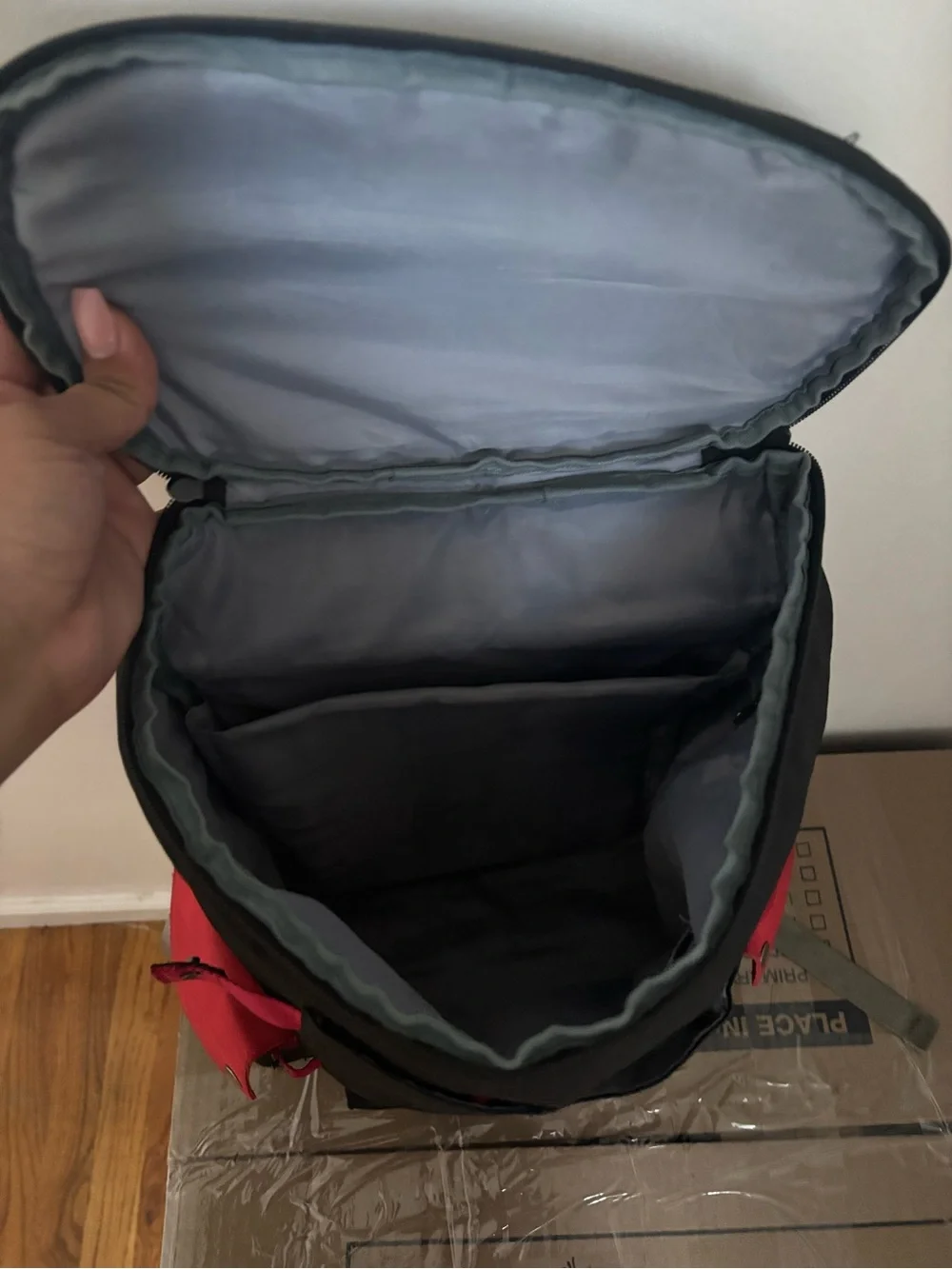 Akatsuki Themed Black & Red Anime Backpack Naruto